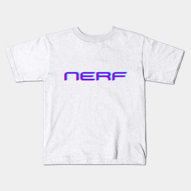 nerf, gamers t-shirt Kids T-Shirt by Path